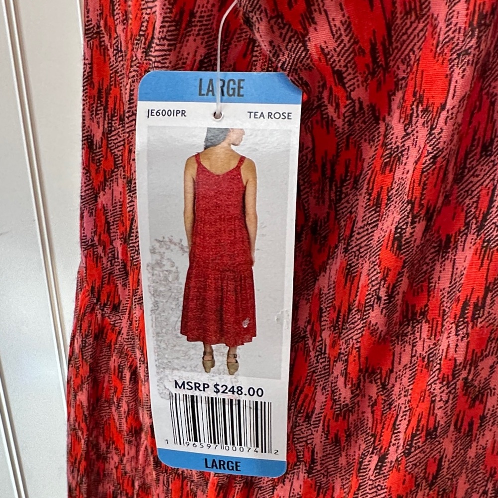 Joie Red Patterned Maxi Dress - Picture 5 of 5